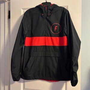 Sport-Tek Men's 100% Polyester Zipped Pocket Anorak Jacket, Medium